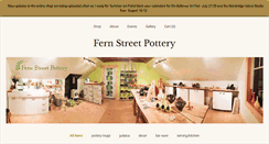 Desktop Screenshot of fernstreetpottery.net